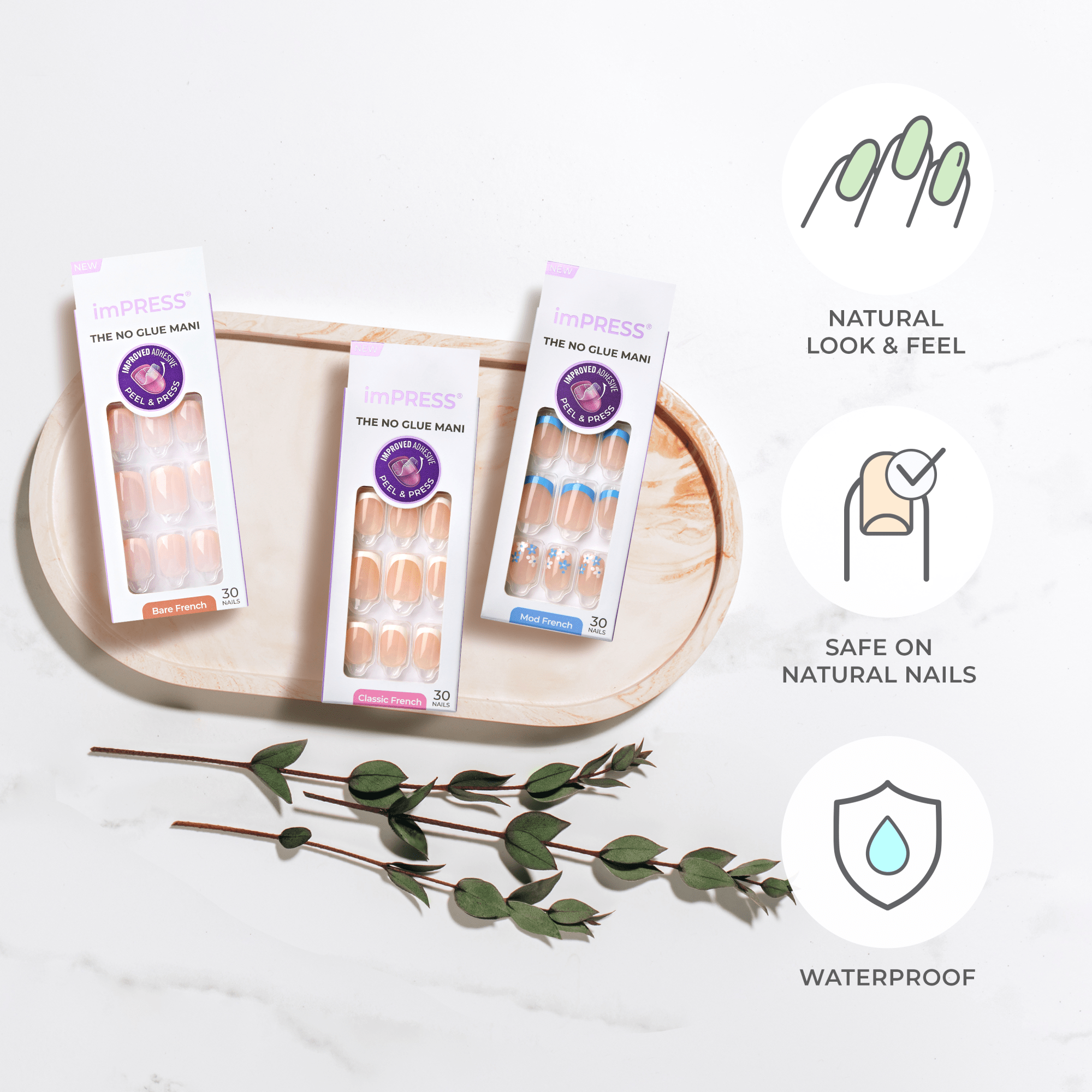 imPRESS Design Press On Nails - All Day Long