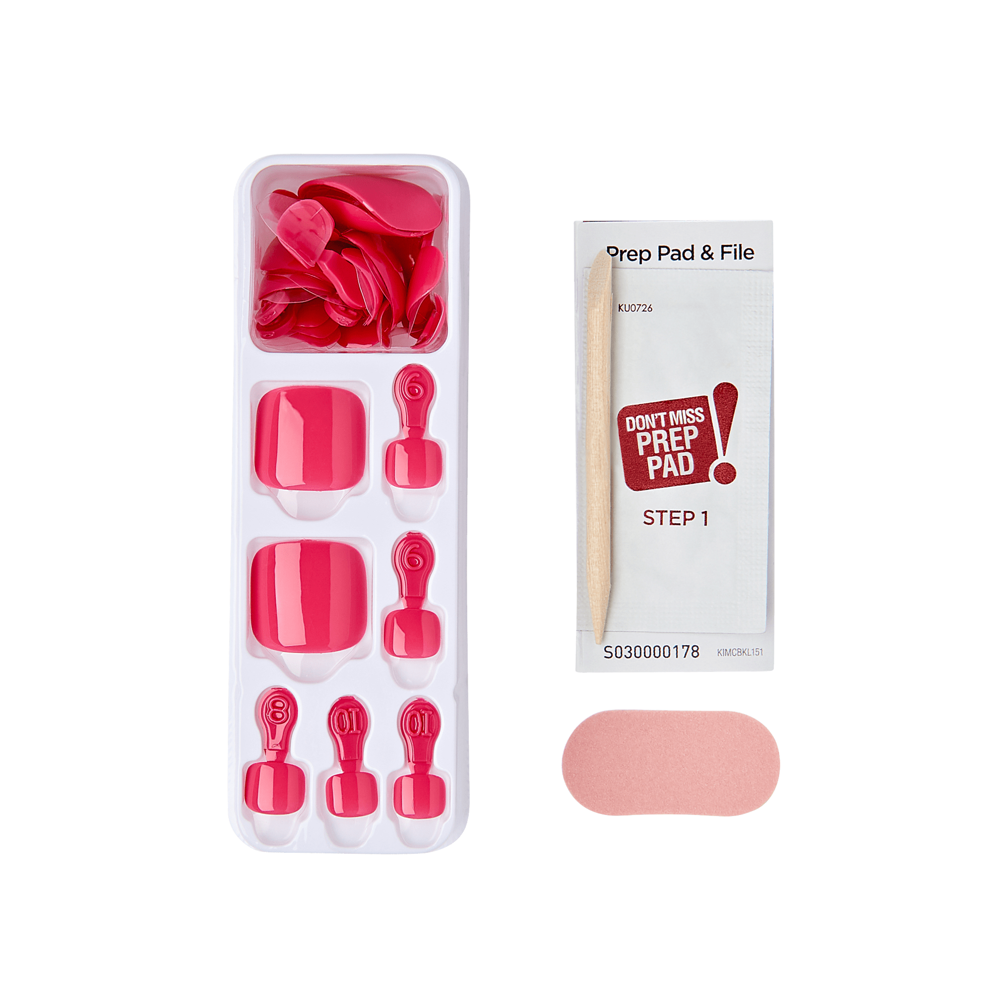 imPRESS Color Press On Pedicure - Roundabout