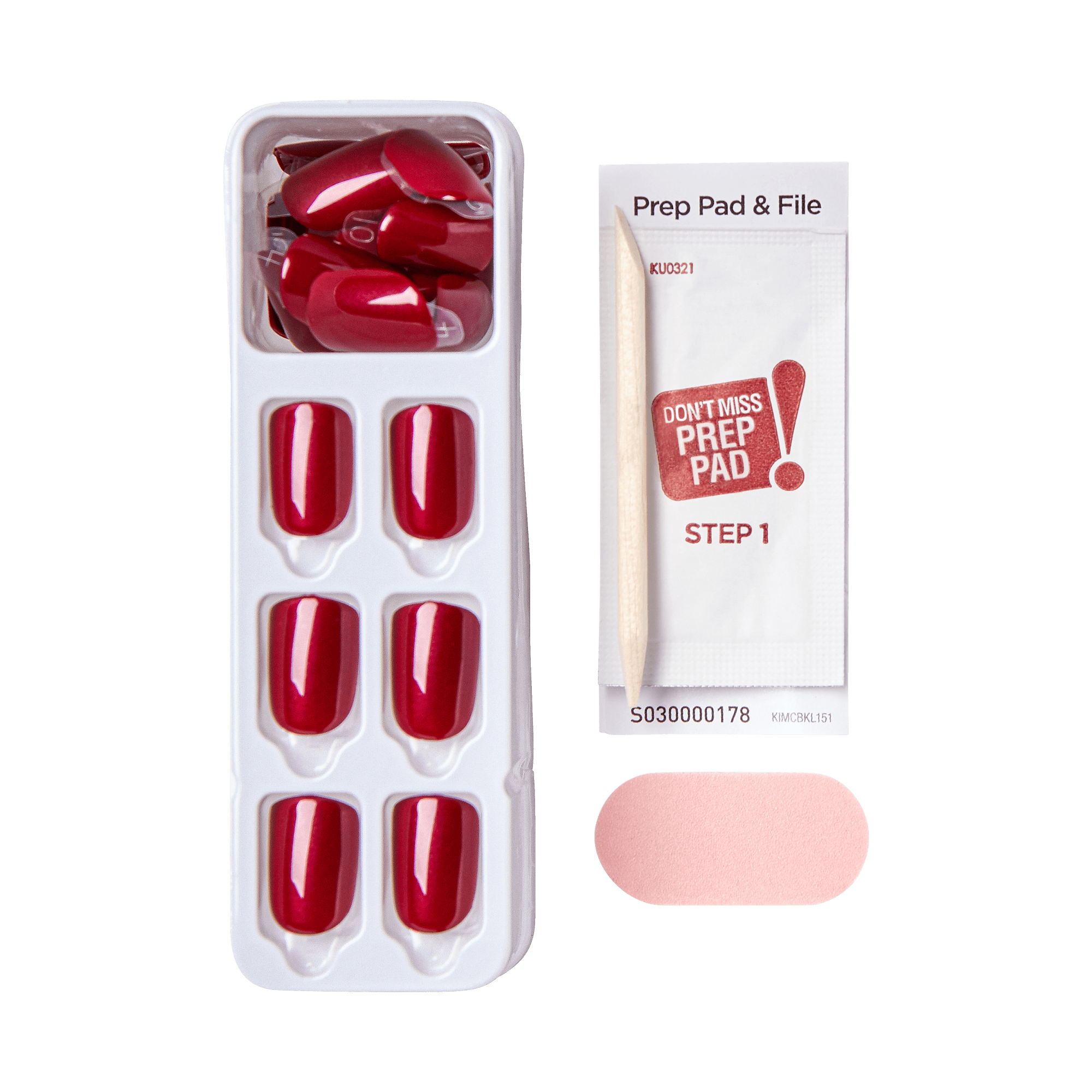 imPRESS Color Press On Nails - Red Velvet