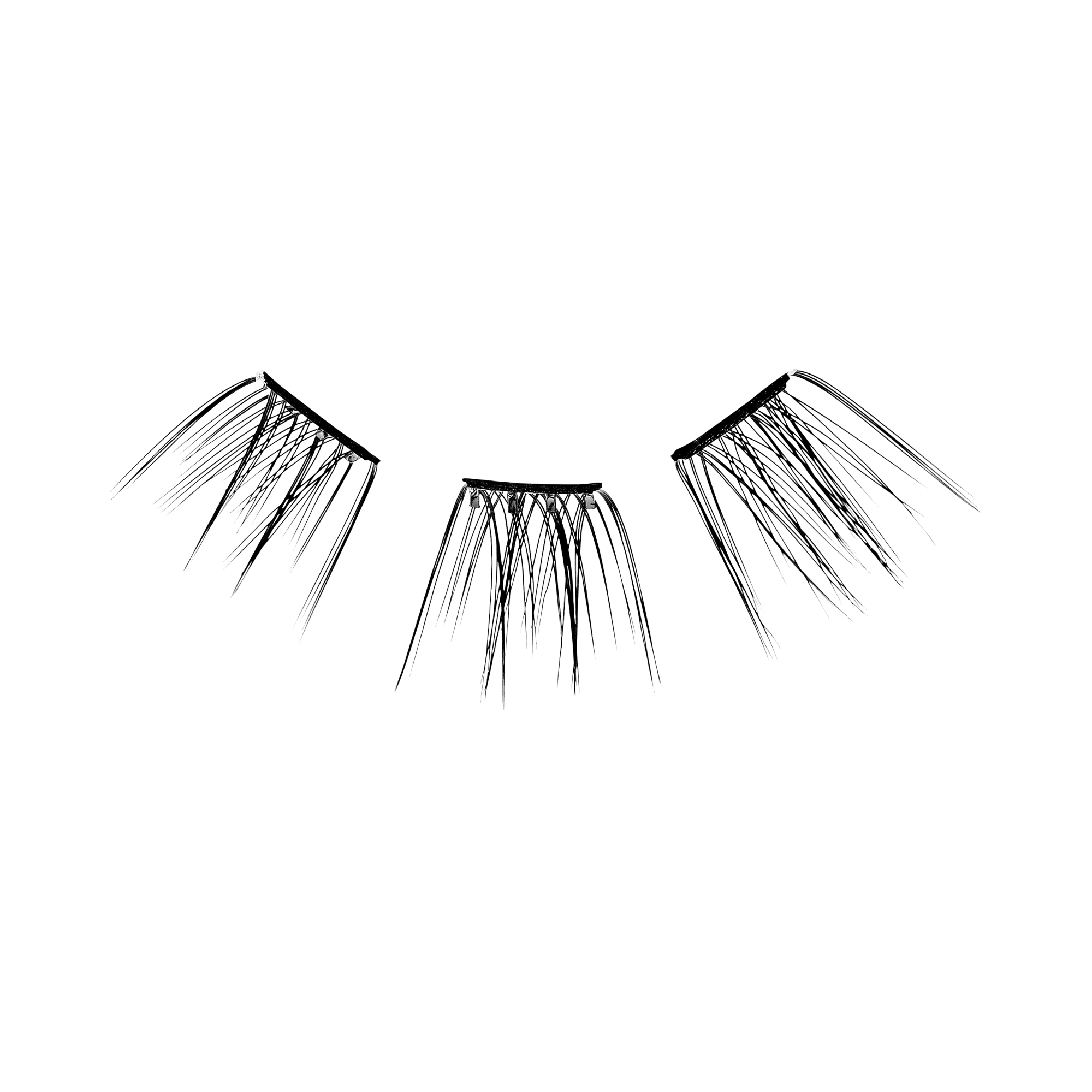 imPRESS Falsies Self Adhesive Eyelashes, 12 Lash Clusters - Sleek