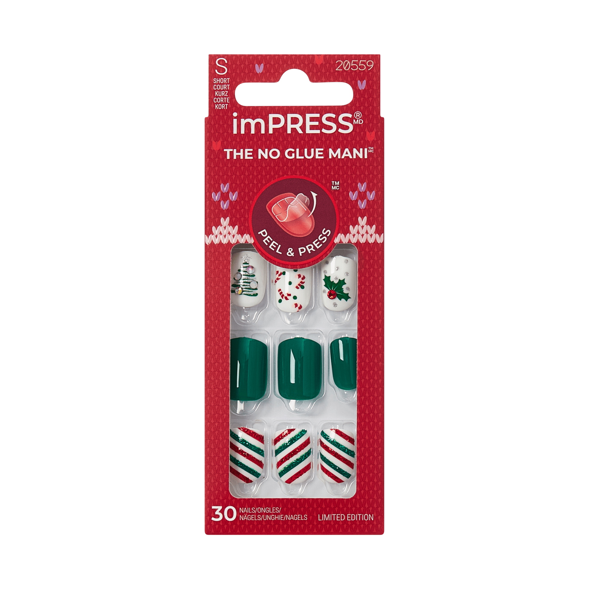 imPRESS Holiday Design Press On Nails - Sugarplum