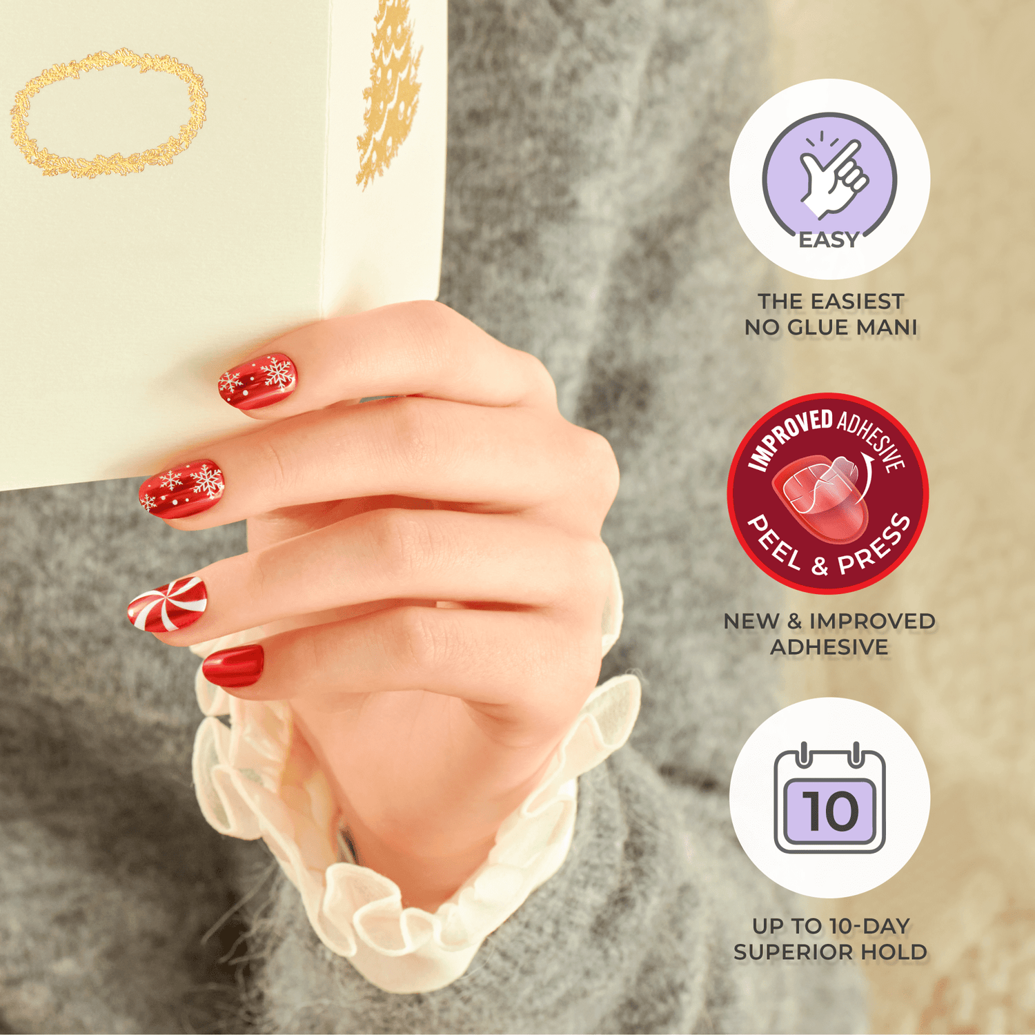 imPRESS Press On Nails Holiday Gift Set - Holiday Cheer