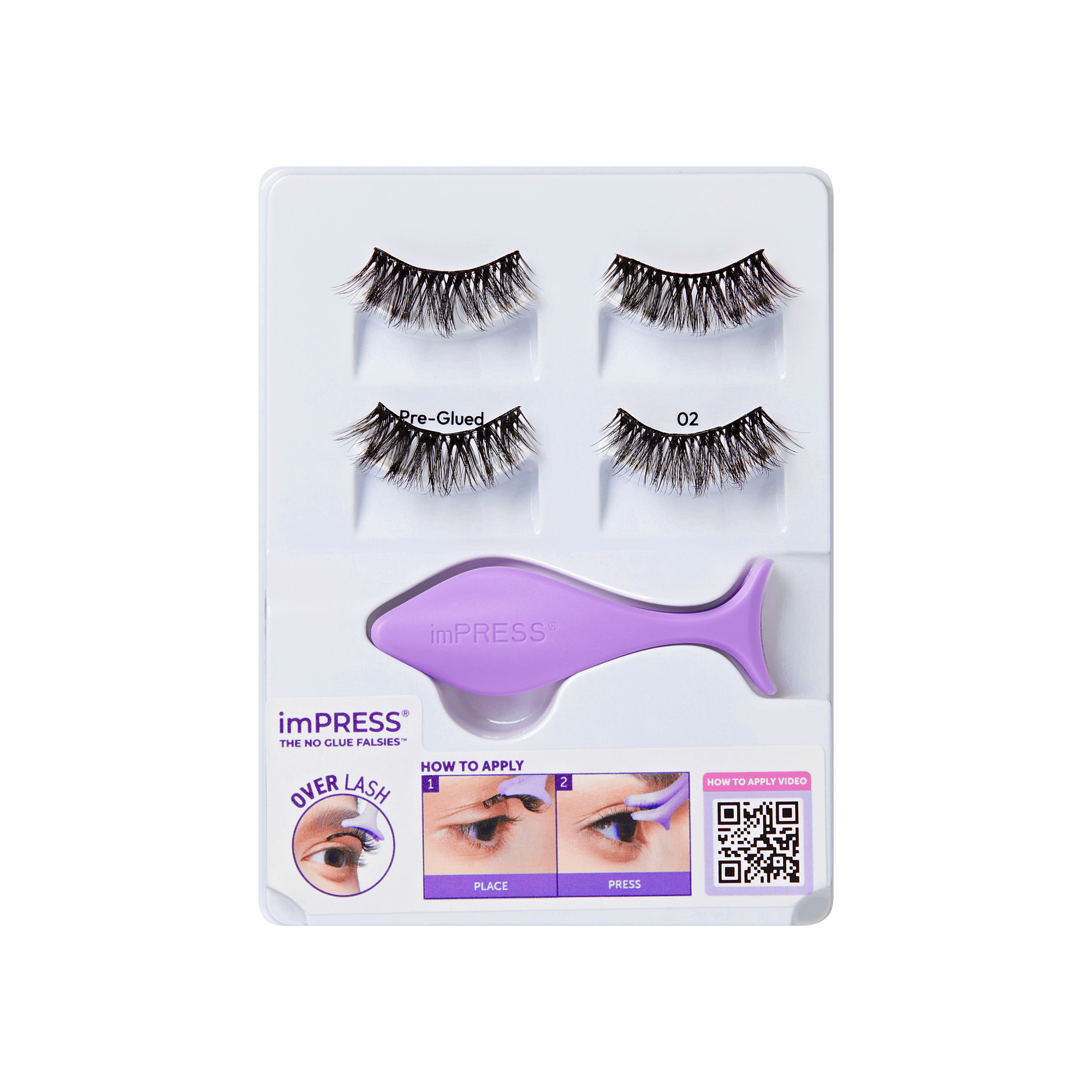 imPRESS Falsies Pre-Glued Strip Lashes Kit - Classic Volume