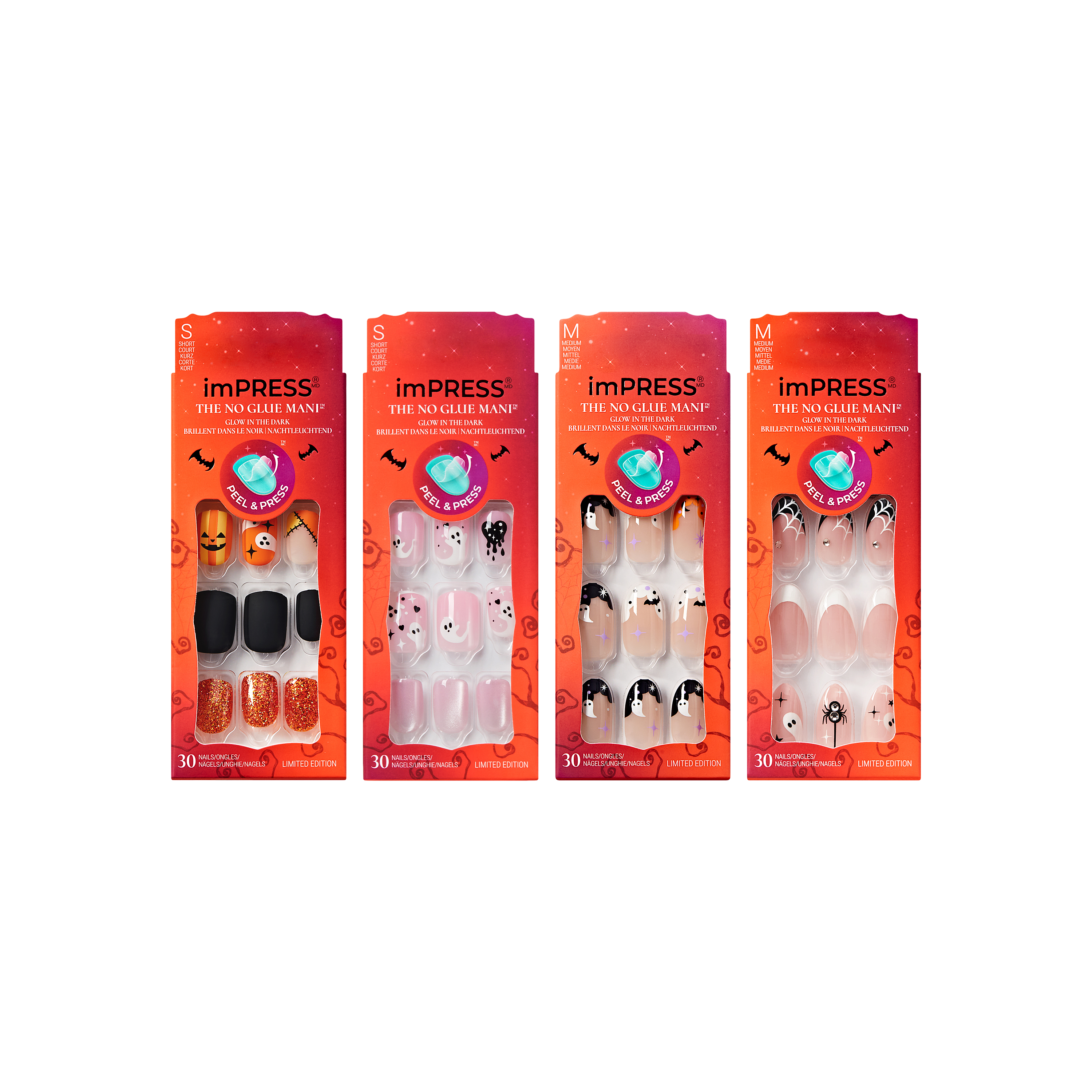 imPRESS Design Press On Nails Halloween Bundle - Boo-tiful Best Sellers
