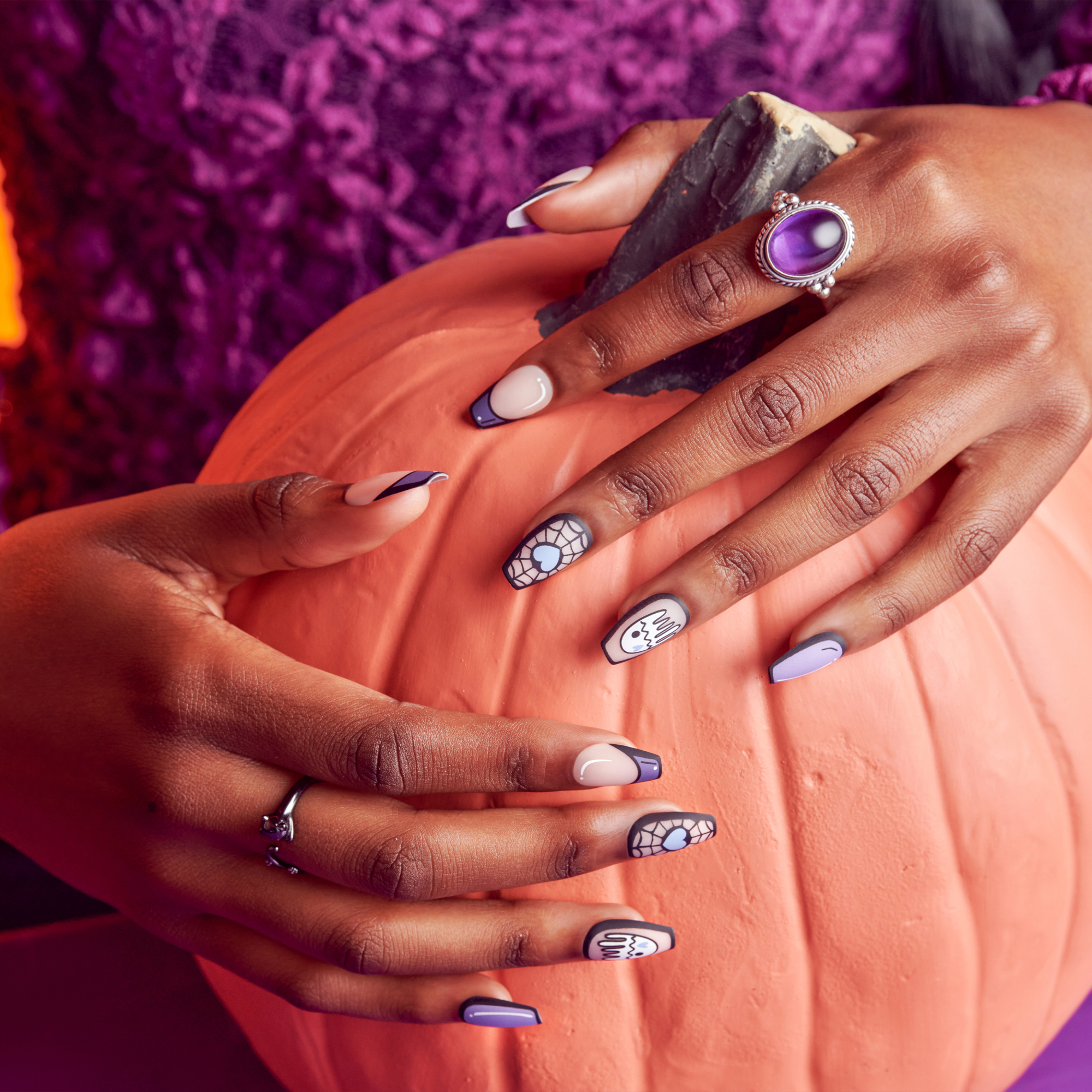 imPRESS Halloween Design Press On Nails - Party Startled
