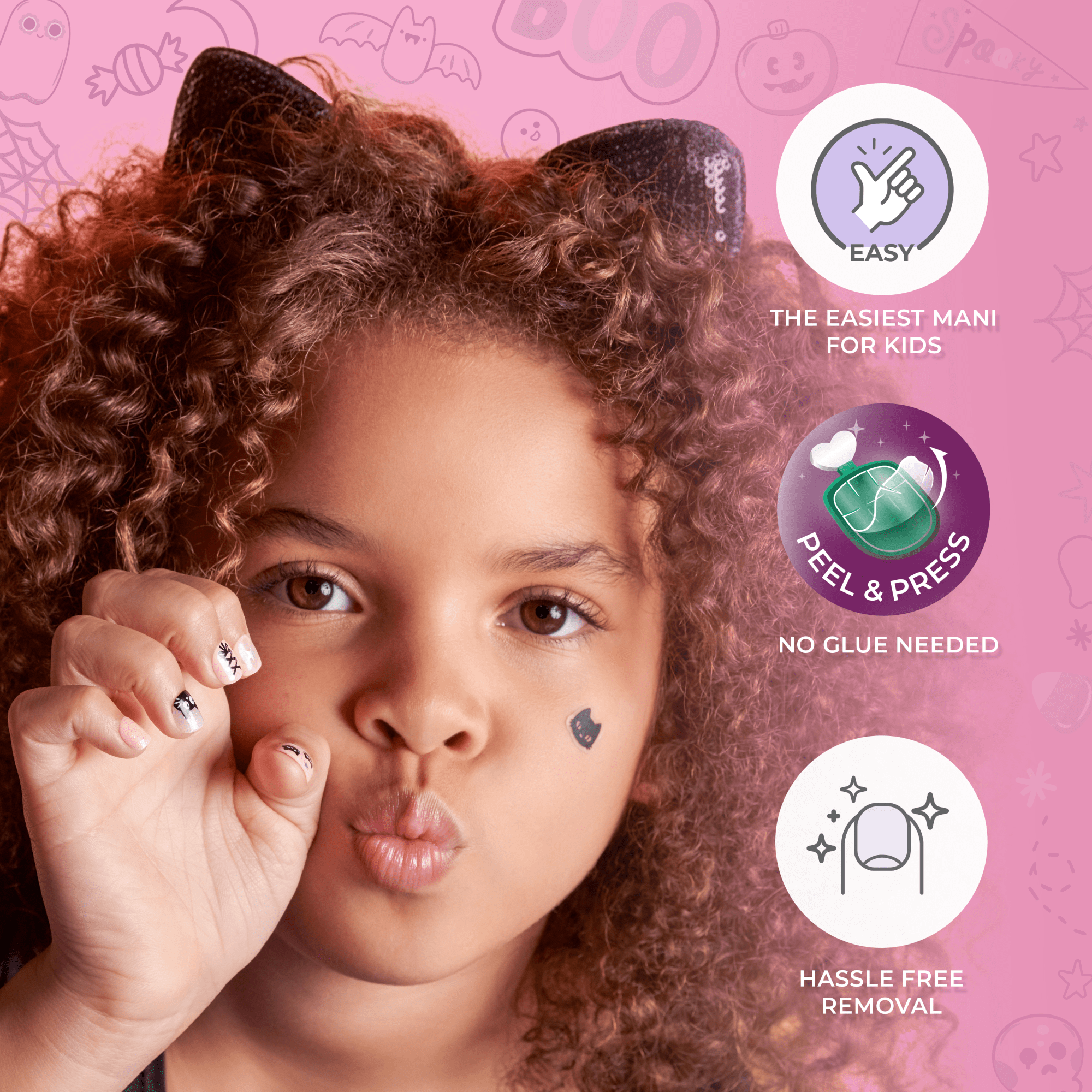 imPRESS Halloween Kids Press On Nails - Who&