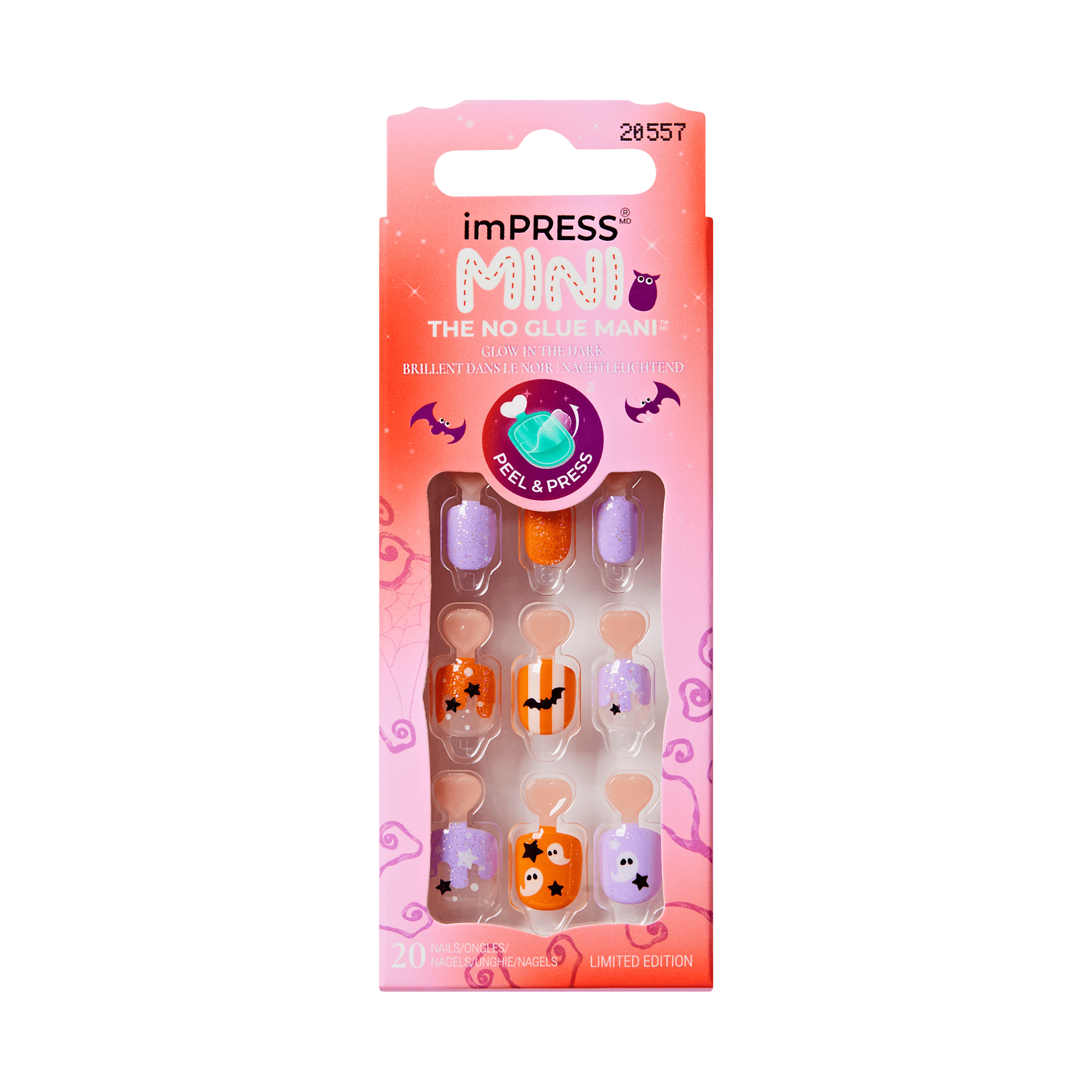 imPRESS Halloween Kids Press On Nails - Oh My Gourd