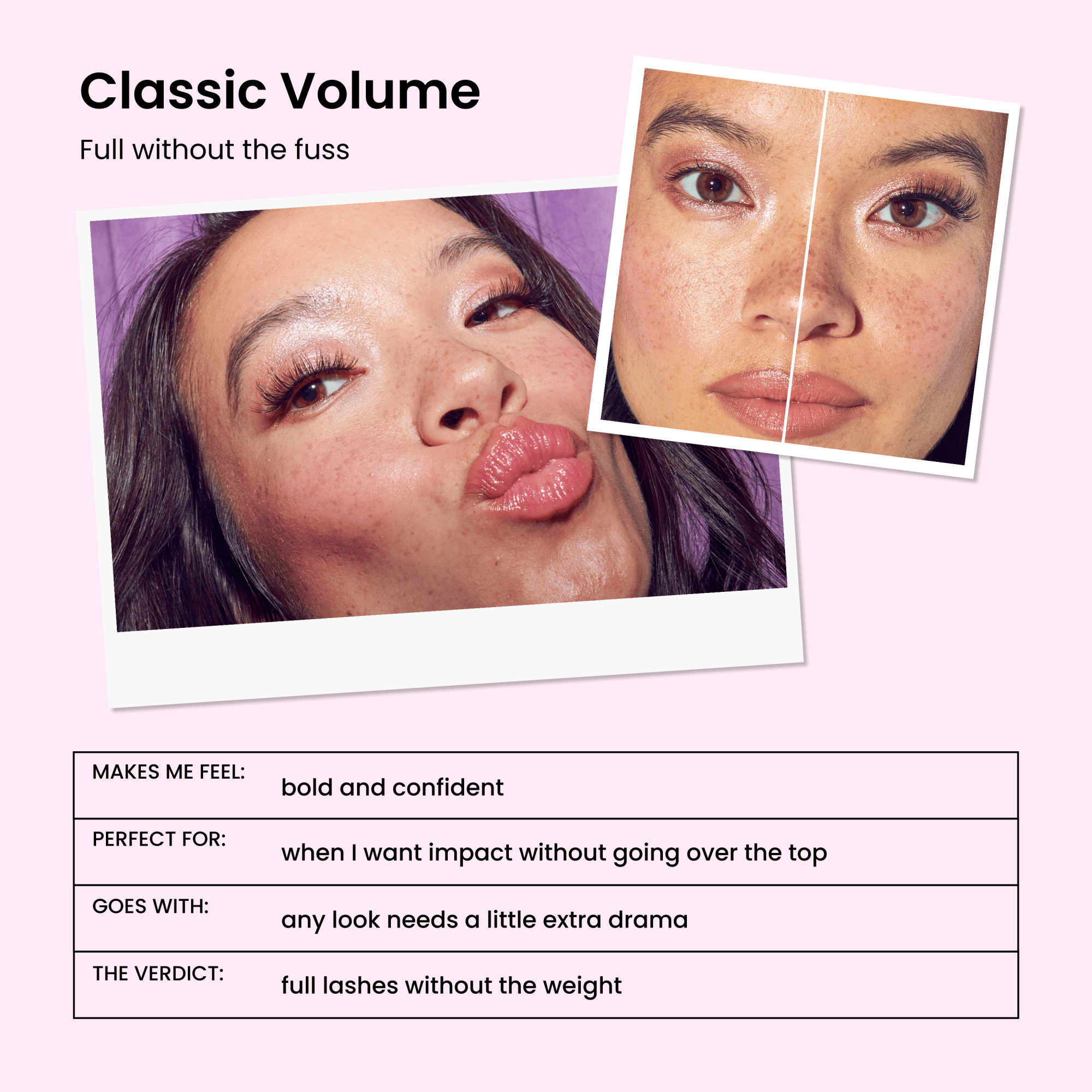 imPRESS Falsies Pre-Glued Strip Lashes Kit - Classic Volume