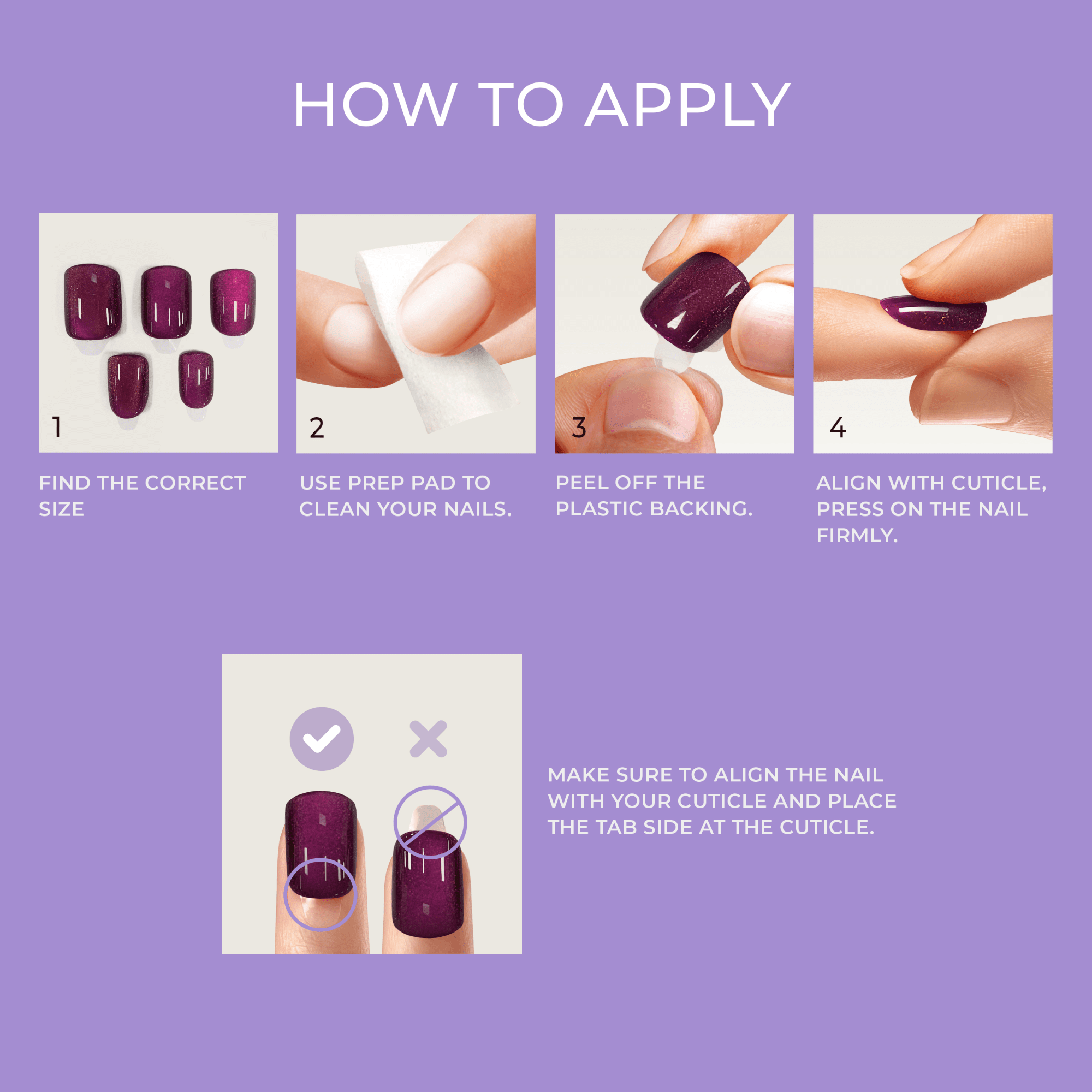 imPRESS Color Press On Nails - Frosting