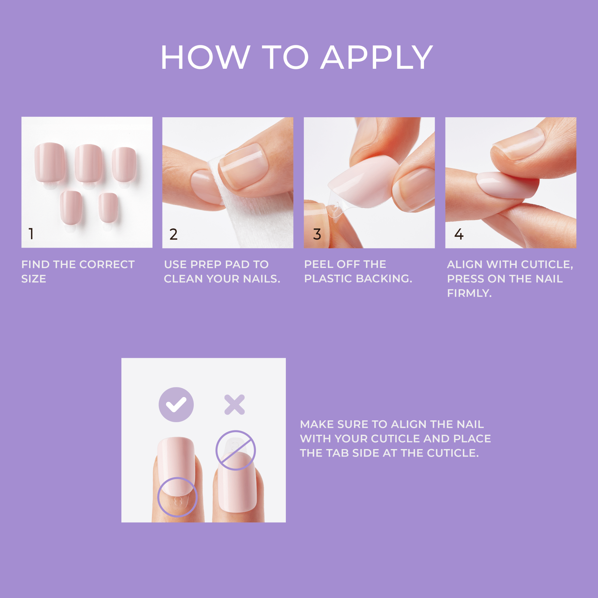 imPRESS Color Press On Nails - Frosting