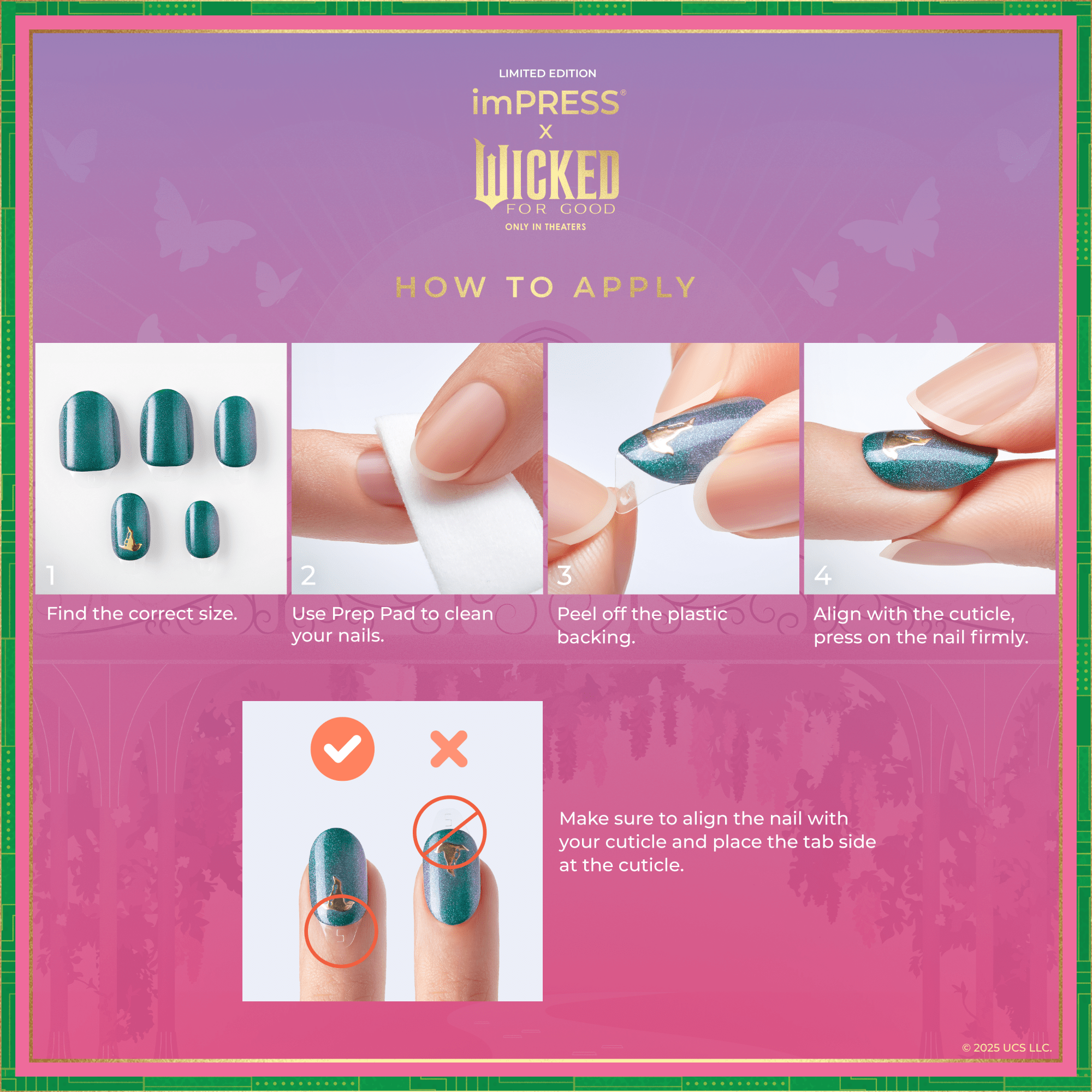 imPRESS X WICKED: FOR GOOD Mani Bundle