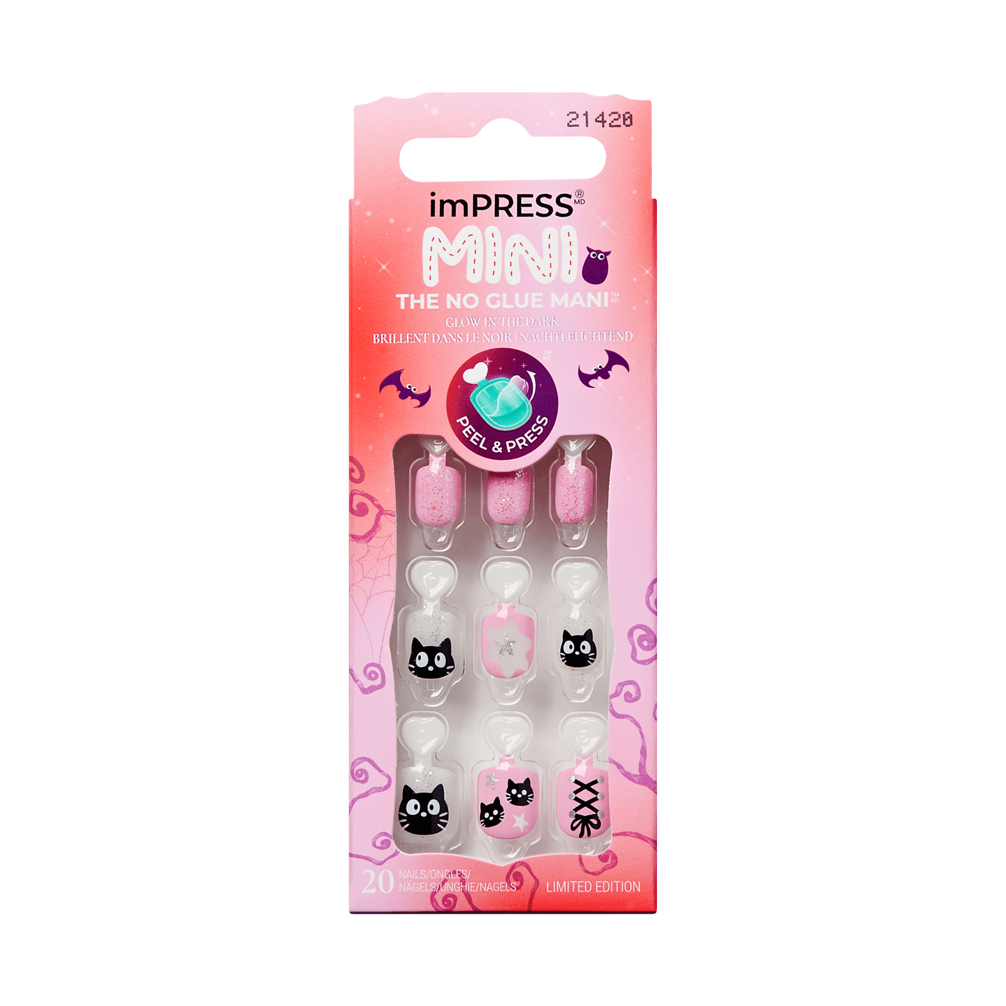 imPRESS Halloween Kids Press On Nails - Boo-Ya