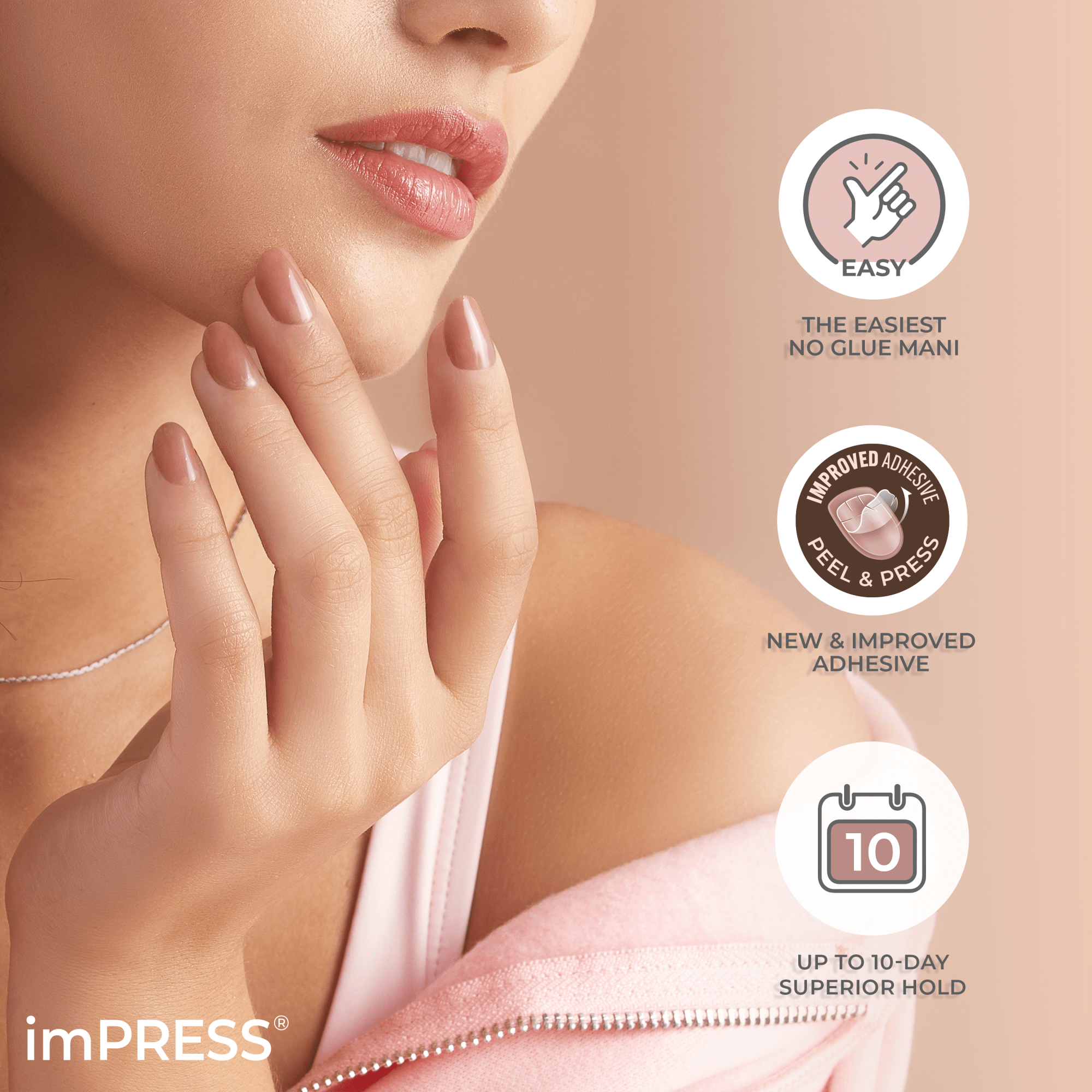 imPRESS Bare but Better Press On Nails - Flare