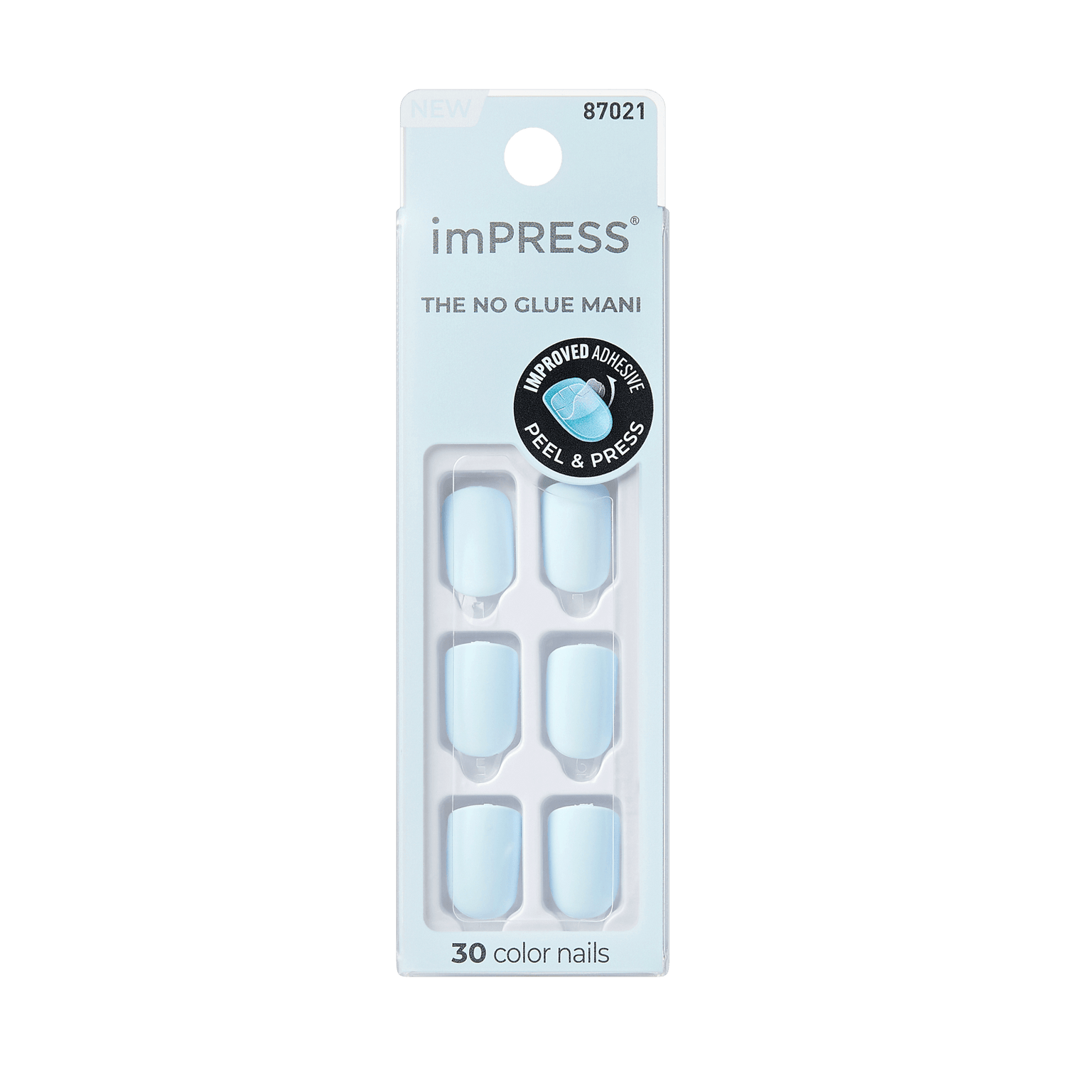 imPRESS Color Press On Nails - Blue Sky