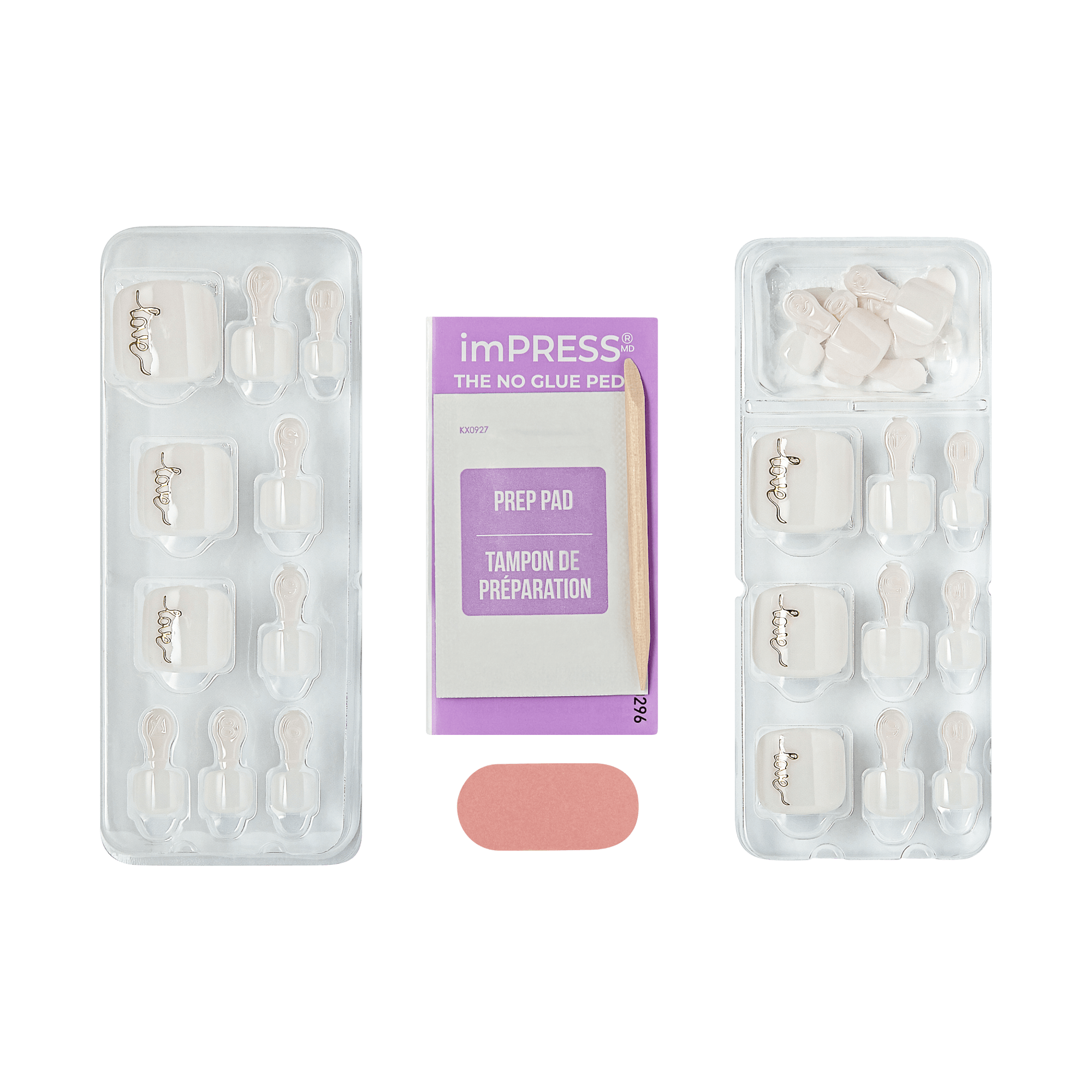 imPRESS Design Press On Pedicure - Beach Happy