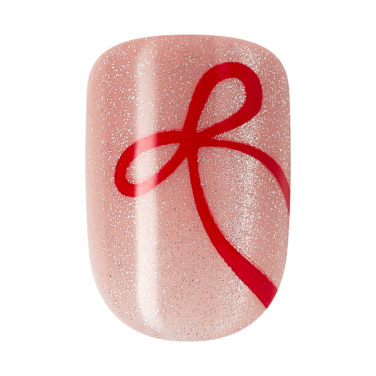 Impress Design Holiday No Glue Fake Press On Nails - Flare | Design, Gold, Short, Squoval, Manicure