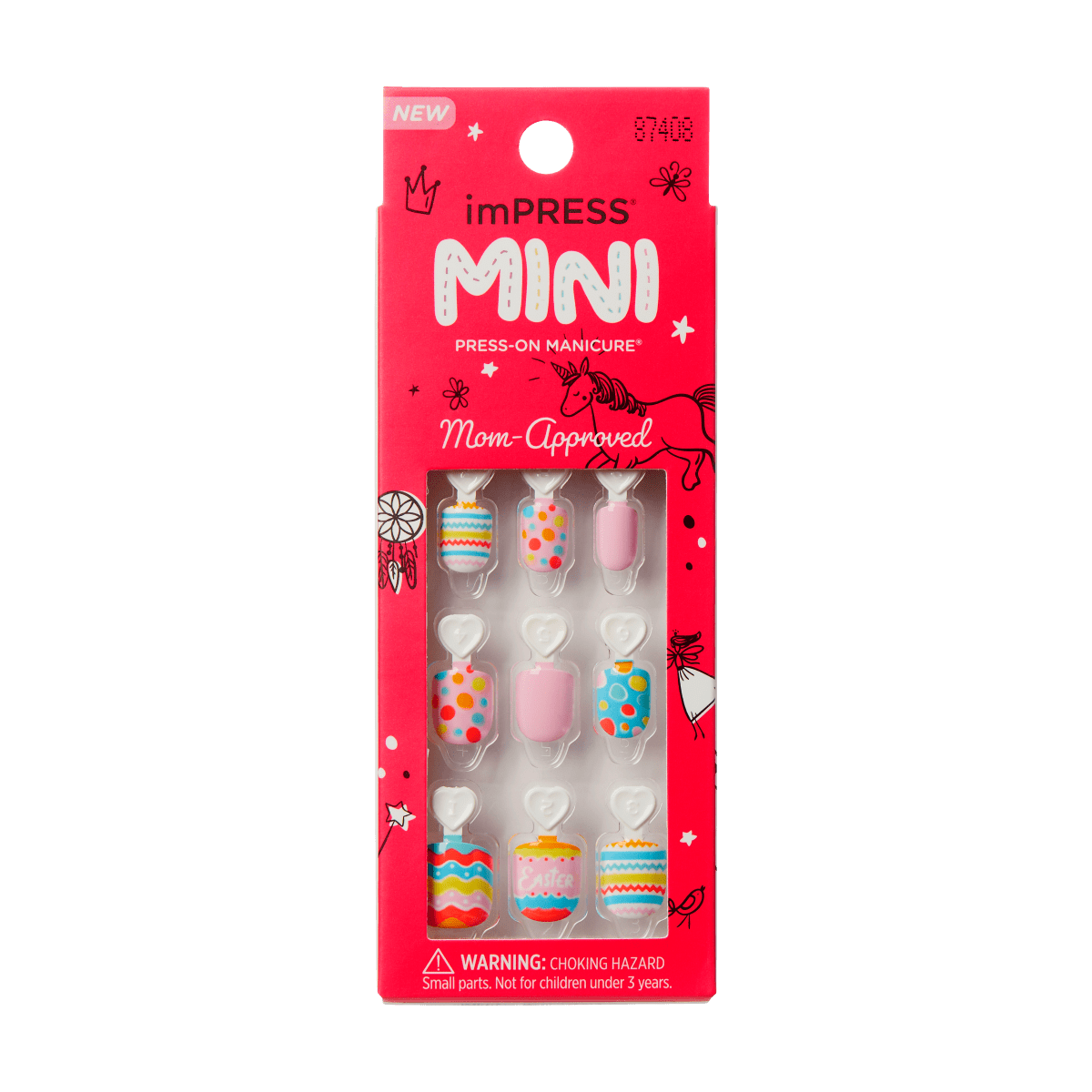 imPRESS MINI Press-On Manicure for Kids - Spring Song