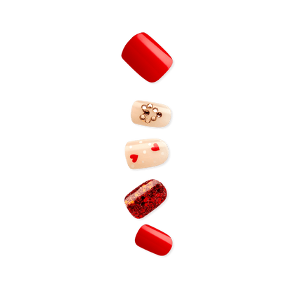 imPRESS Press-On Manicure Valentine Nails - Crazy Over You