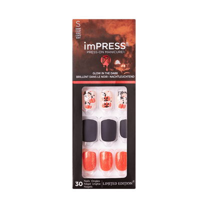 imPRESS Press-On Manicure Halloween Glow in the Dark - Hey boo-tiful