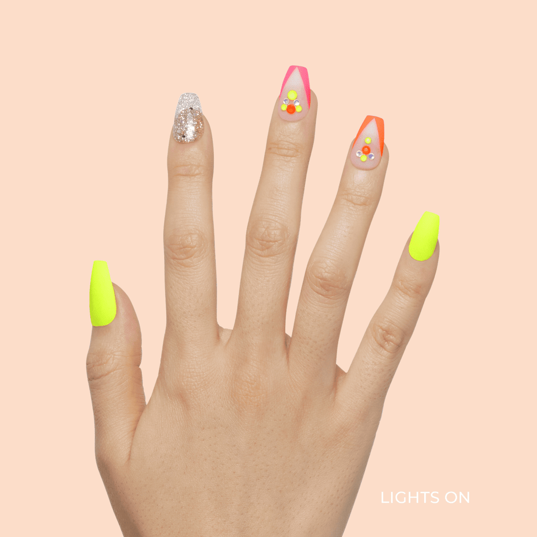 imPRESS Premium Glow Effect Press-On Nails - You Glow Girl