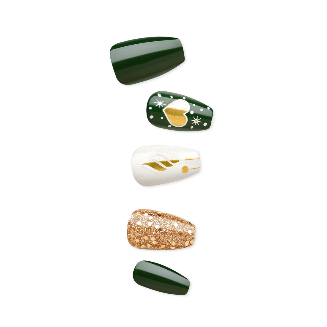 imPRESS Limited-Edition Holiday Press-On Nails - Deck the Halls