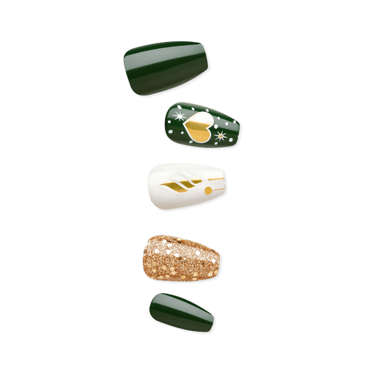 imPRESS Limited-Edition Holiday Press-On Nails - Deck the Halls
