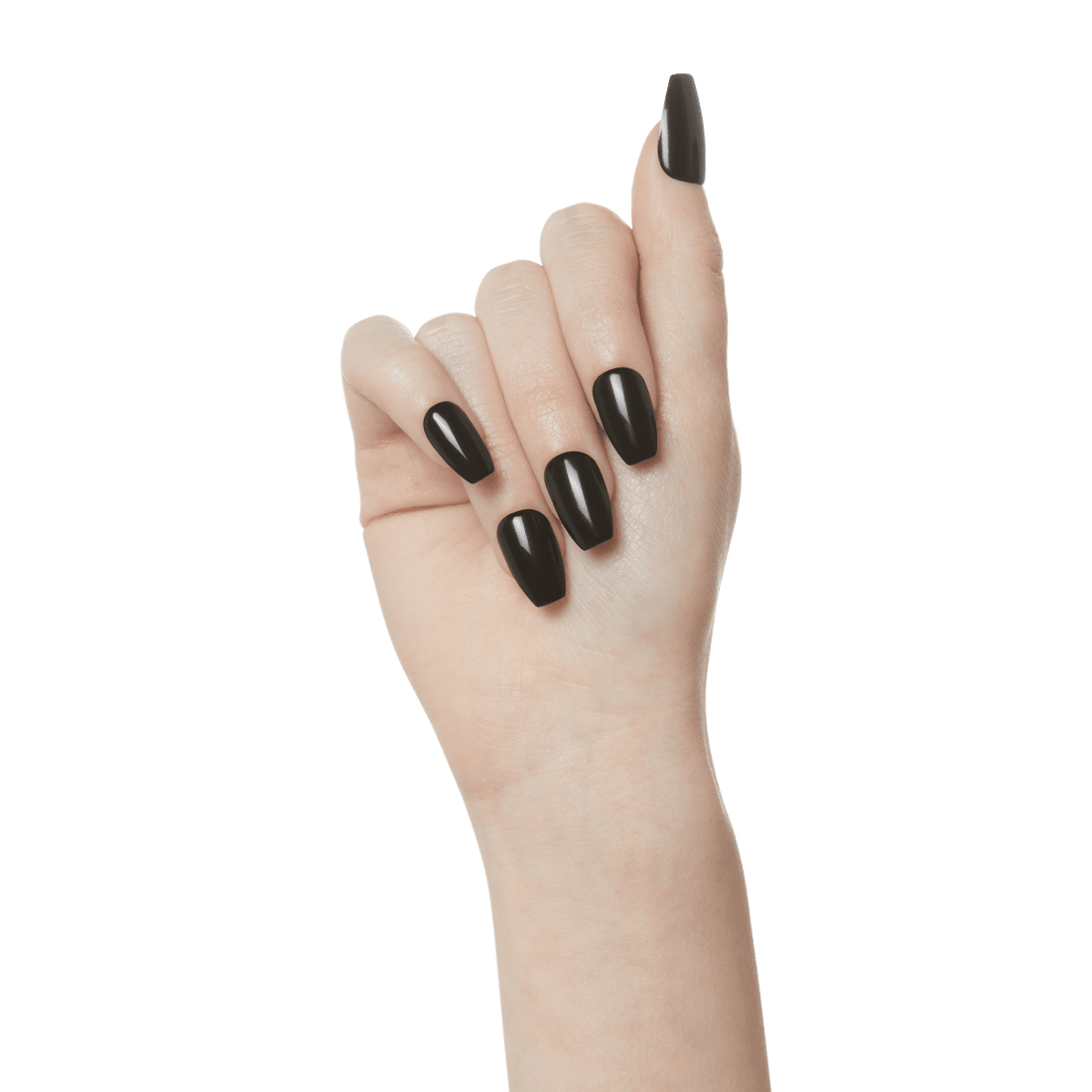 imPRESS Color Press-On Manicure - All Black
