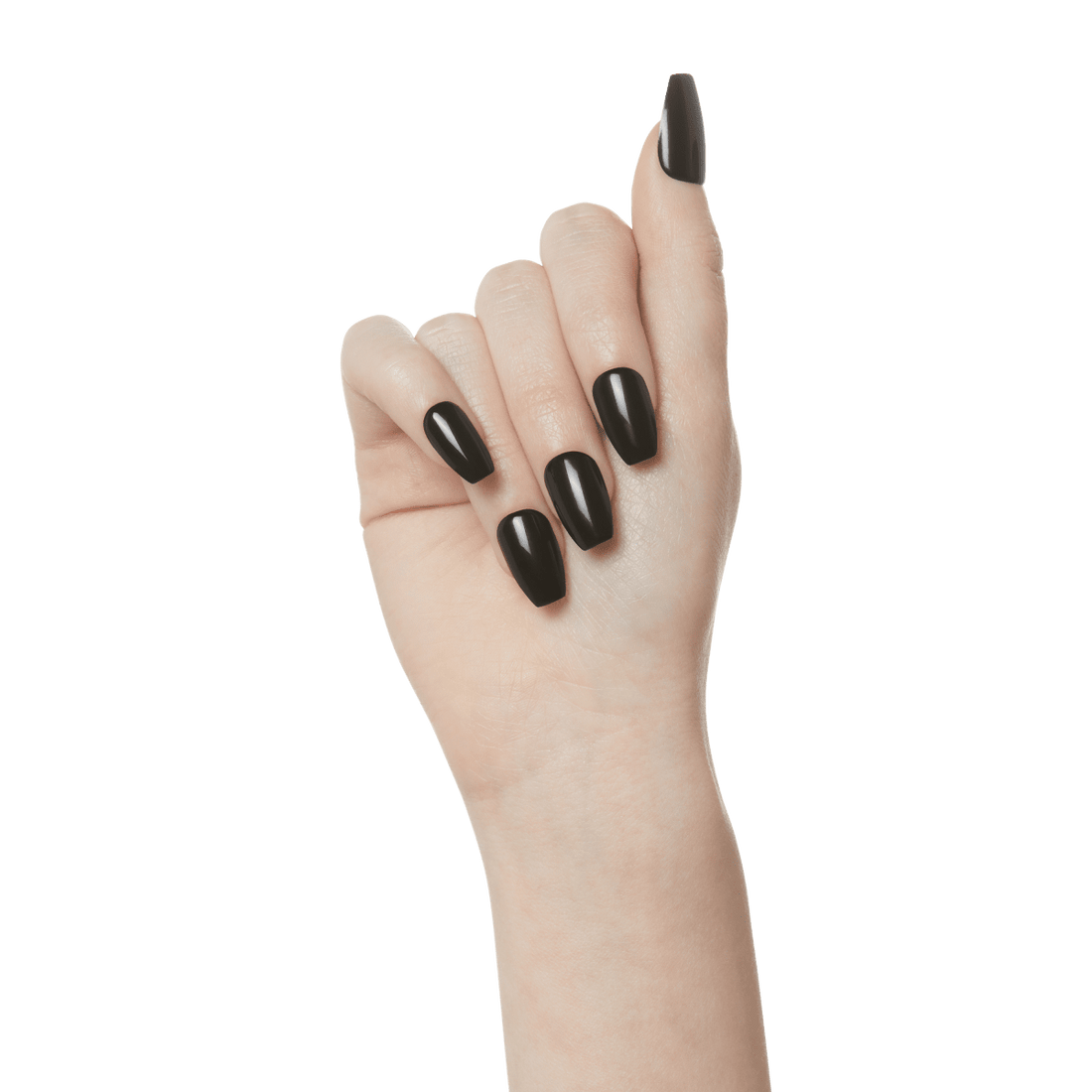 imPRESS Color Press On Nails - All Black