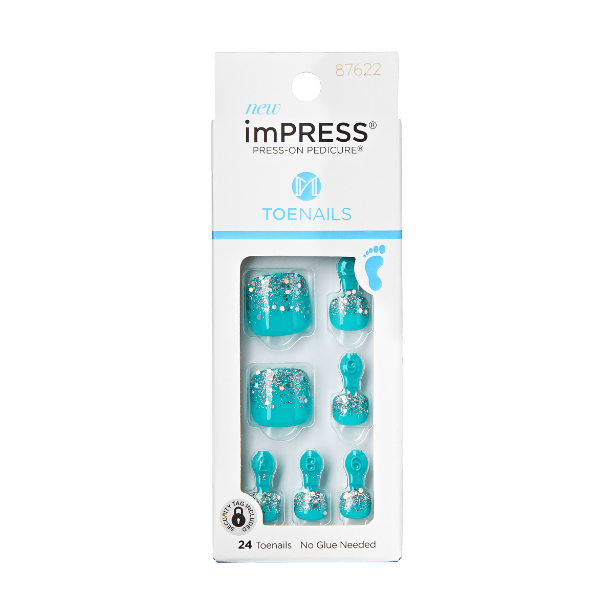 imPRESS Press-on-Pedicure - Sparkling Mint