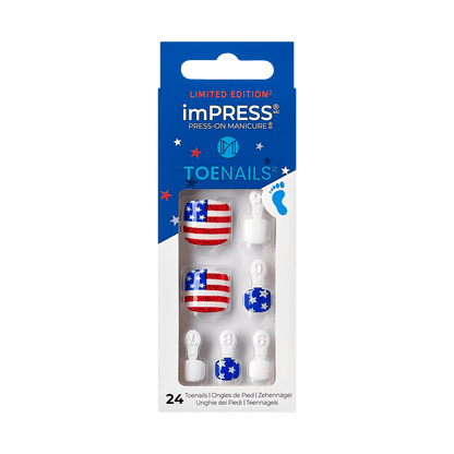 imPRESS Press-On Pedicure - Fly Away