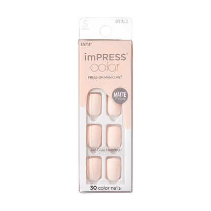 imPRESS Color Press-On Manicure Matte- Lovely