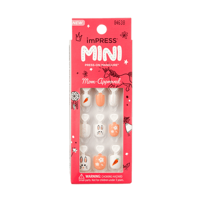 imPRESS MINI Press-On Manicure for Kids - Easter Bunny