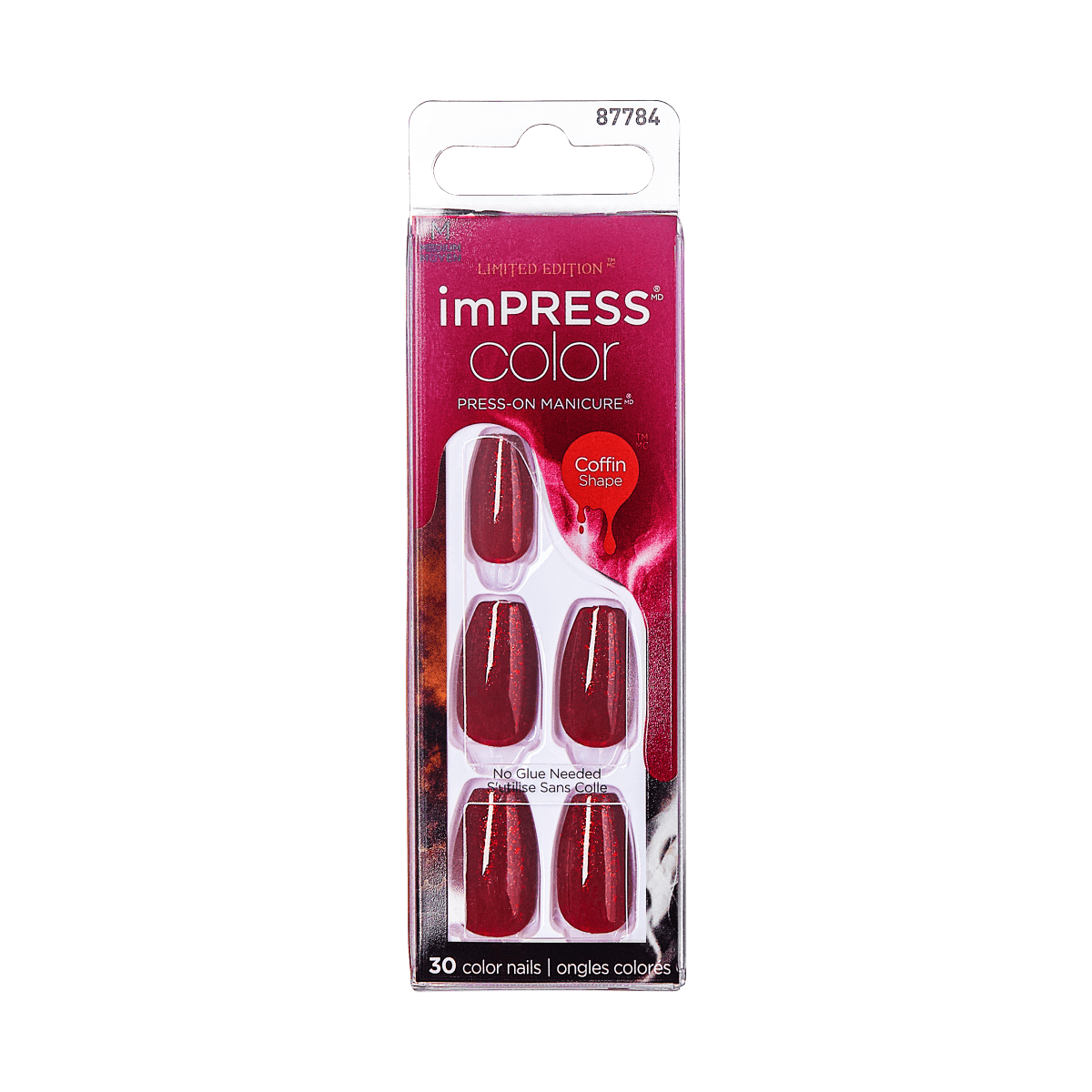 imPRESS Color Press-On Manicure Halloween - Coffin - Witcha up to