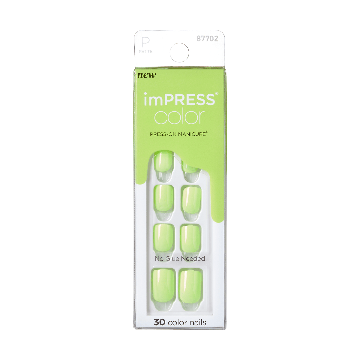 imPRESS Color Press-On Manicure Petite - Thistle