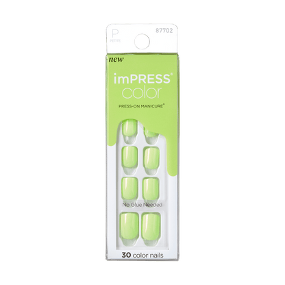 imPRESS Color Press-On Manicure Petite - Thistle