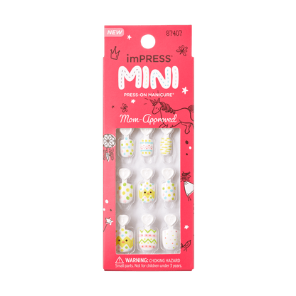imPRESS MINI Press-On Manicure for Kids - EGGcelent Day