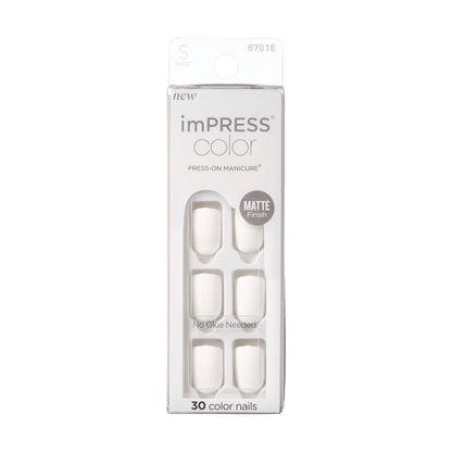 imPRESS Color Press-On Manicure Matte- Brie