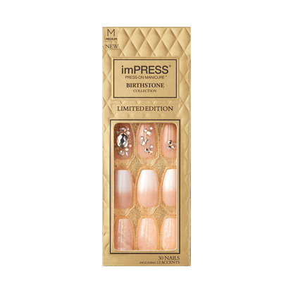 imPRESS Press-on Manicure Birthstone Collection - Diamond
