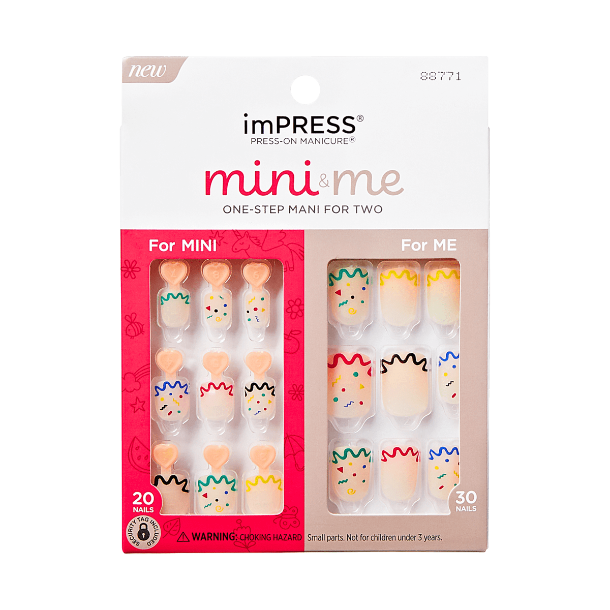 imPRESS Mini &amp; Me Press-On Mani for 2 - Swiggle