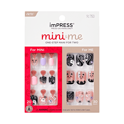 imPRESS Mini &amp; Me Press-On Mani for 2 - Beware