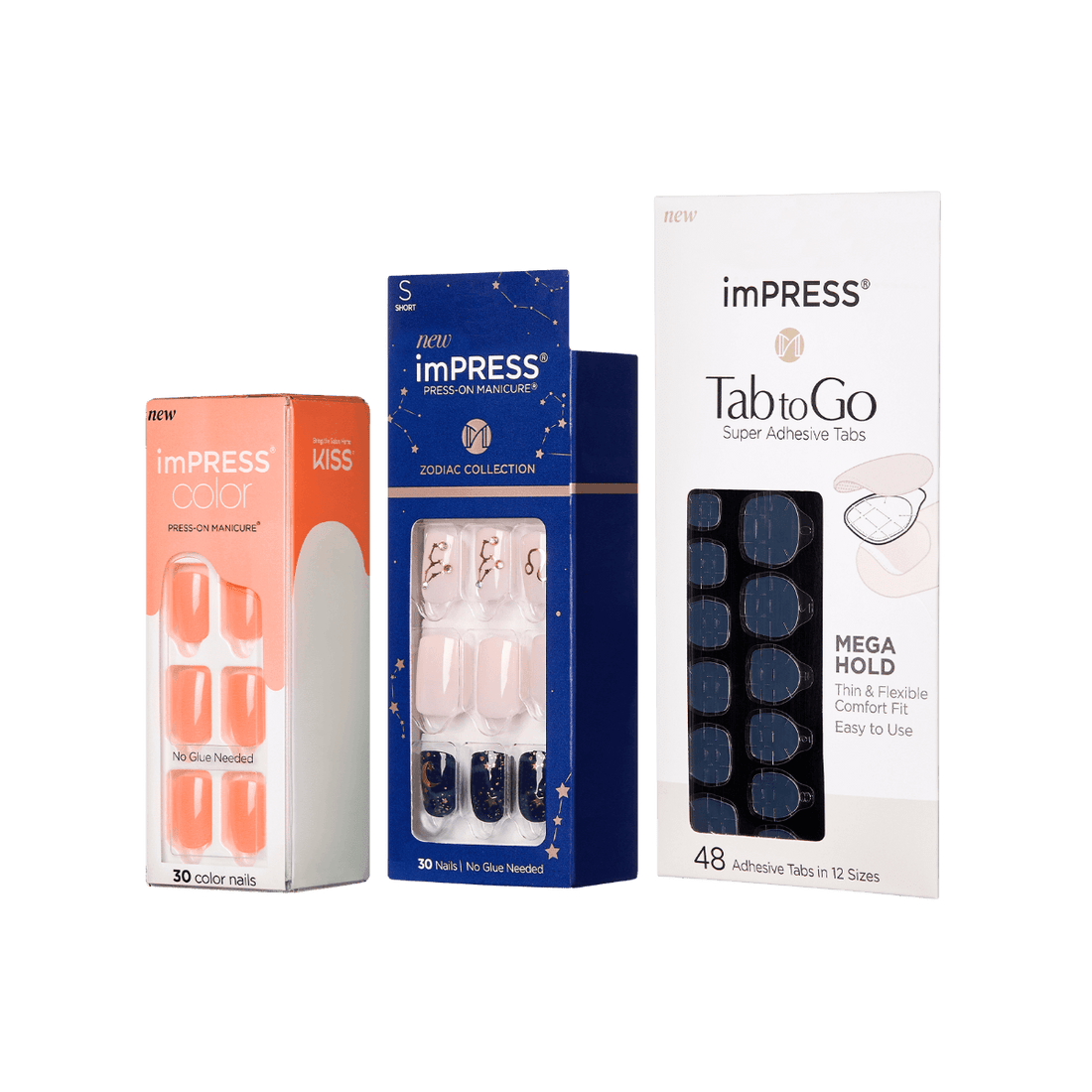 imPRESS Press-On Manicures Zodiac &amp; Tab to Go Set – Leo