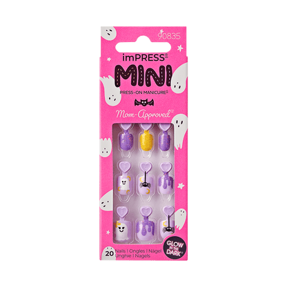 imPRESS MINI Halloween Press-On Manicure for Kids - Superstition