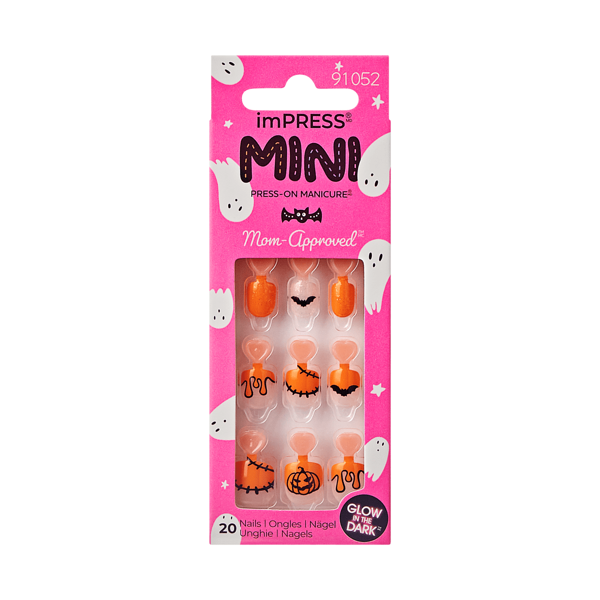 imPRESS MINI Halloween Press-On Manicure for Kids - Make Believe