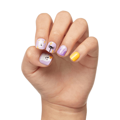 imPRESS MINI Halloween Press-On Manicure for Kids - Superstition