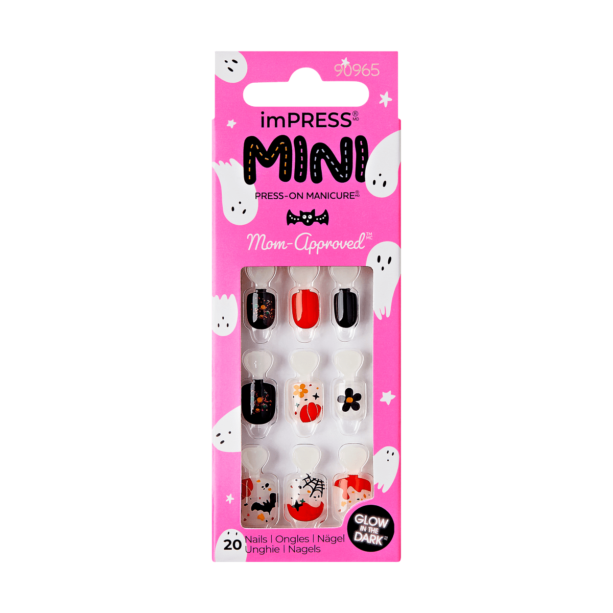 imPRESS MINI Halloween Press-On Manicure for Kids - Scary Story