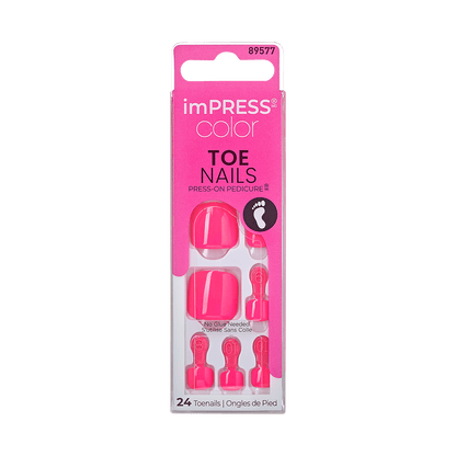 imPRESS Color Press-On Pedicure - Spun Sugar