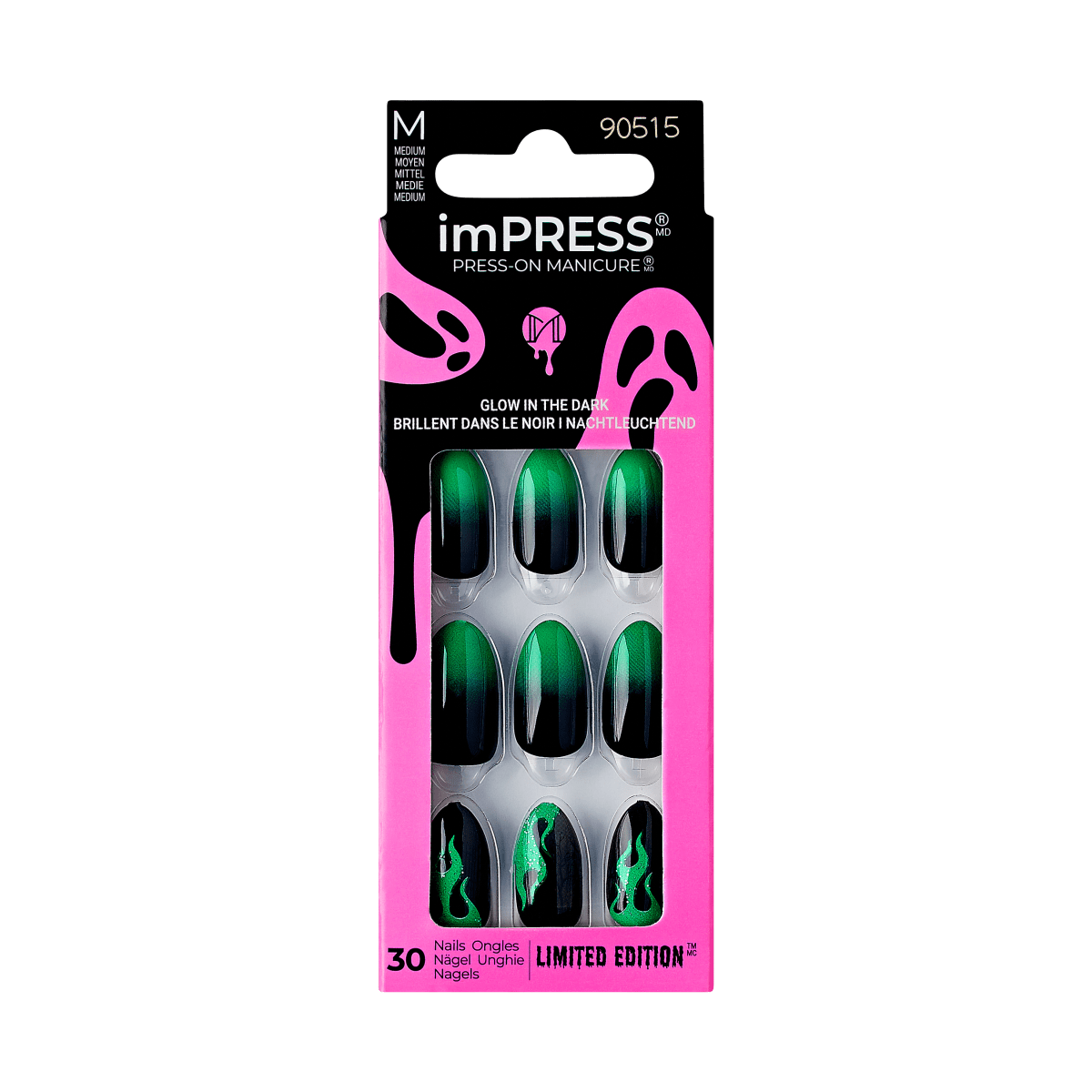 imPRESS Press-On Manicure Halloween - Scared Silly