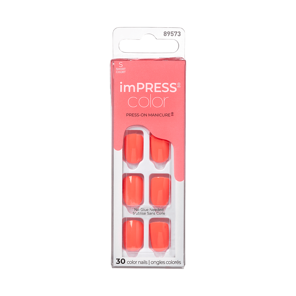 Impress Kiss Faux Ongles Pieds with Flowers Designed Acrylic Press On  Toenails for Beach Entertainment Plastics Short Fake Nails 