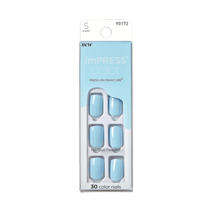 imPRESS Color Press-on Manicure - Baby Blue