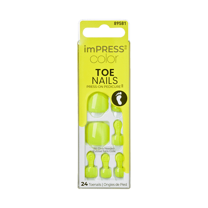 imPRESS Color Press On Pedicure - Bubbly